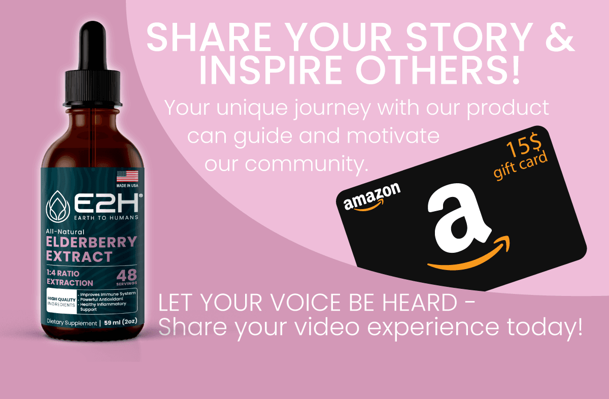 Image of E2H Earth to Humans - 16 - Elderberry Extract - Video Image of E2H Earth to Humans - 16 - Elderberry Extract - Video
